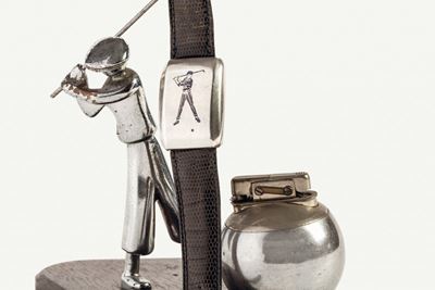 Tiffany, Cassa No. 202539, Orologio da Polso, in Argento e Lavorazione a Niello , di Forma Rettan...