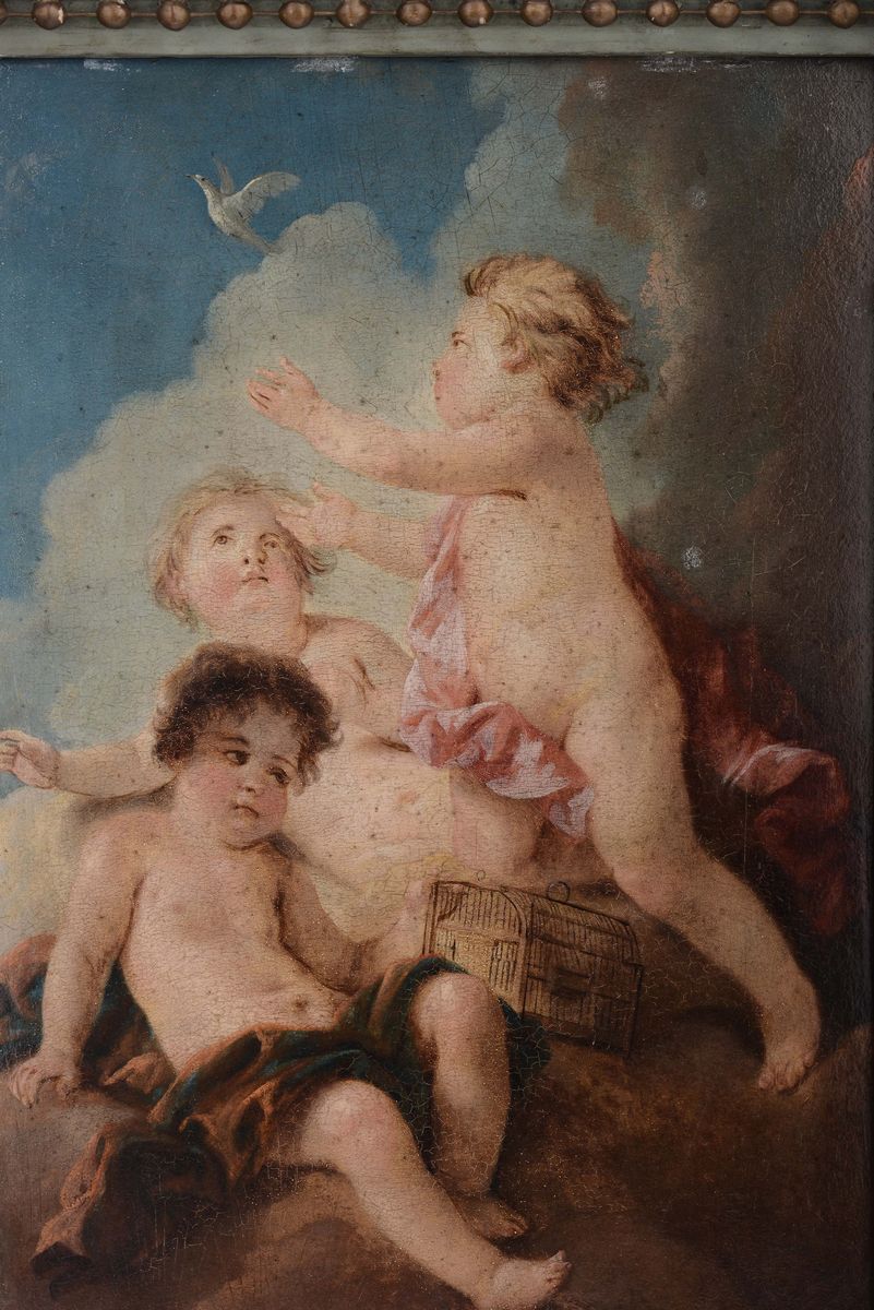 Scuola Francese del XVIII Secologiochi di Putti