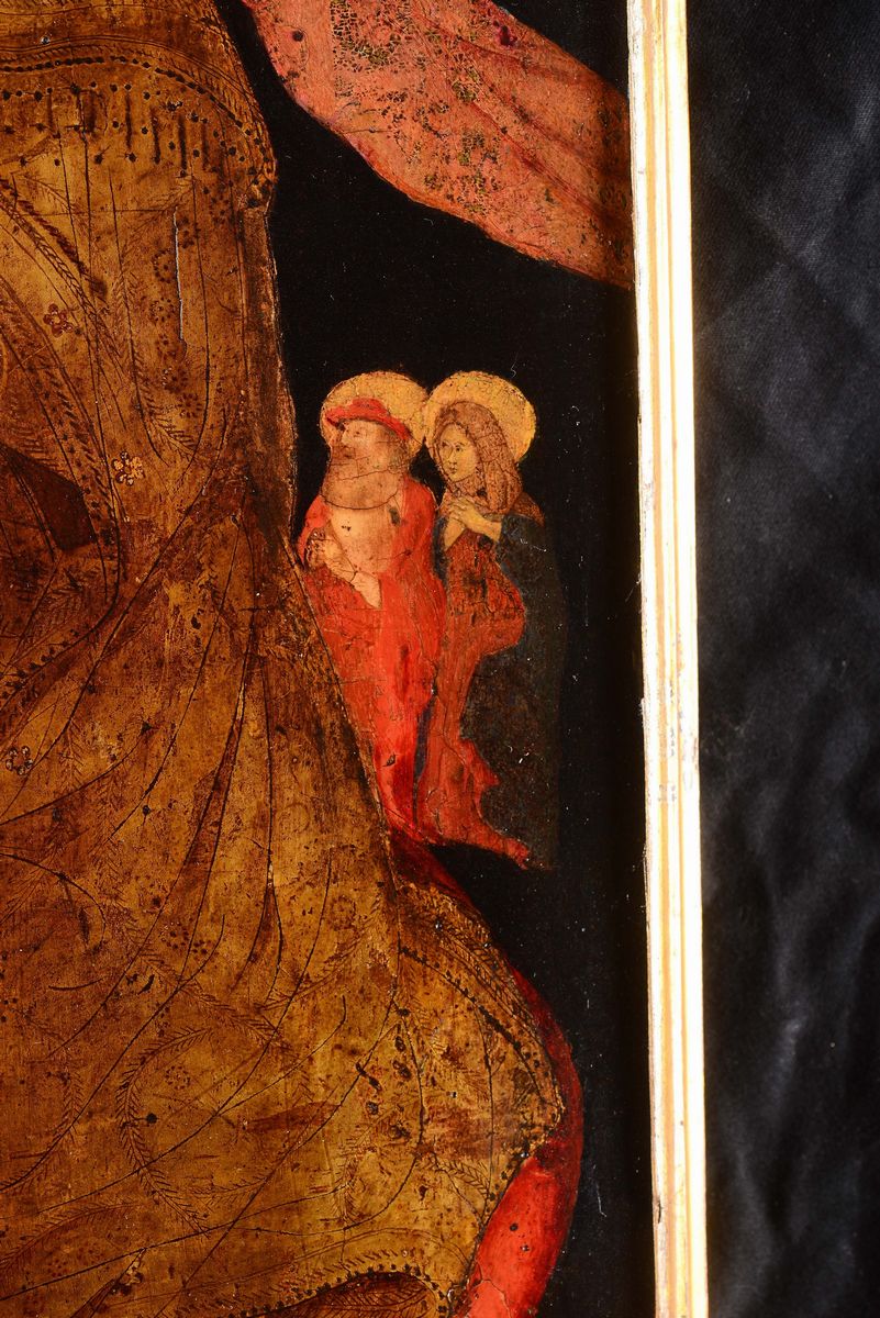 Pittore Veneto Prossimo a Michele Giambono (attivo a Venezia 1420-1462)madonna Col Bambino