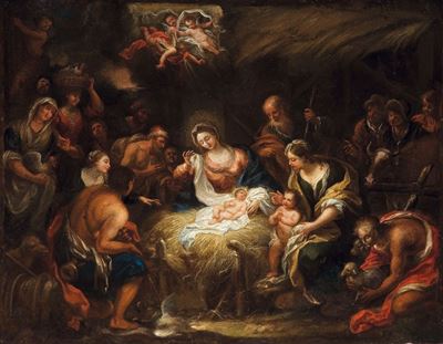 Giovanni Battista Merano (1632-1698)adorazione dei Pastori