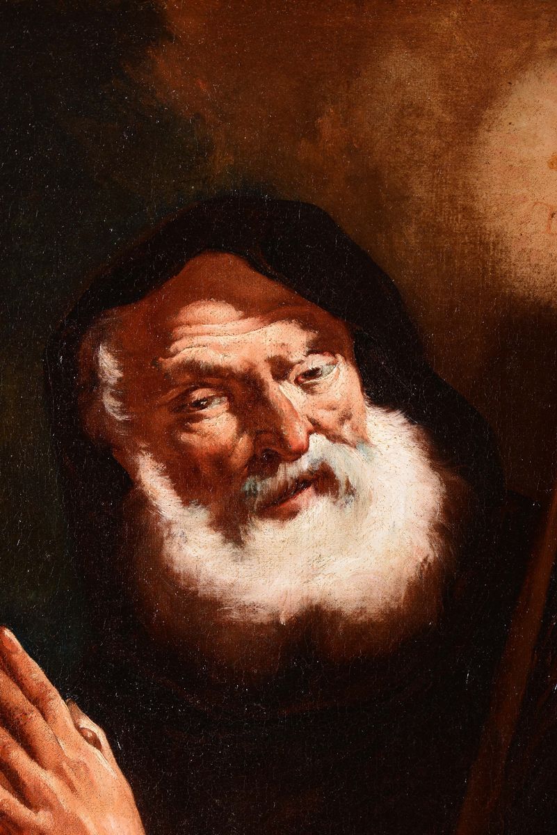 Francesco Daggiu Detto il Cappella ( Venezia, 1714-1784)ritratto di San Benedetto