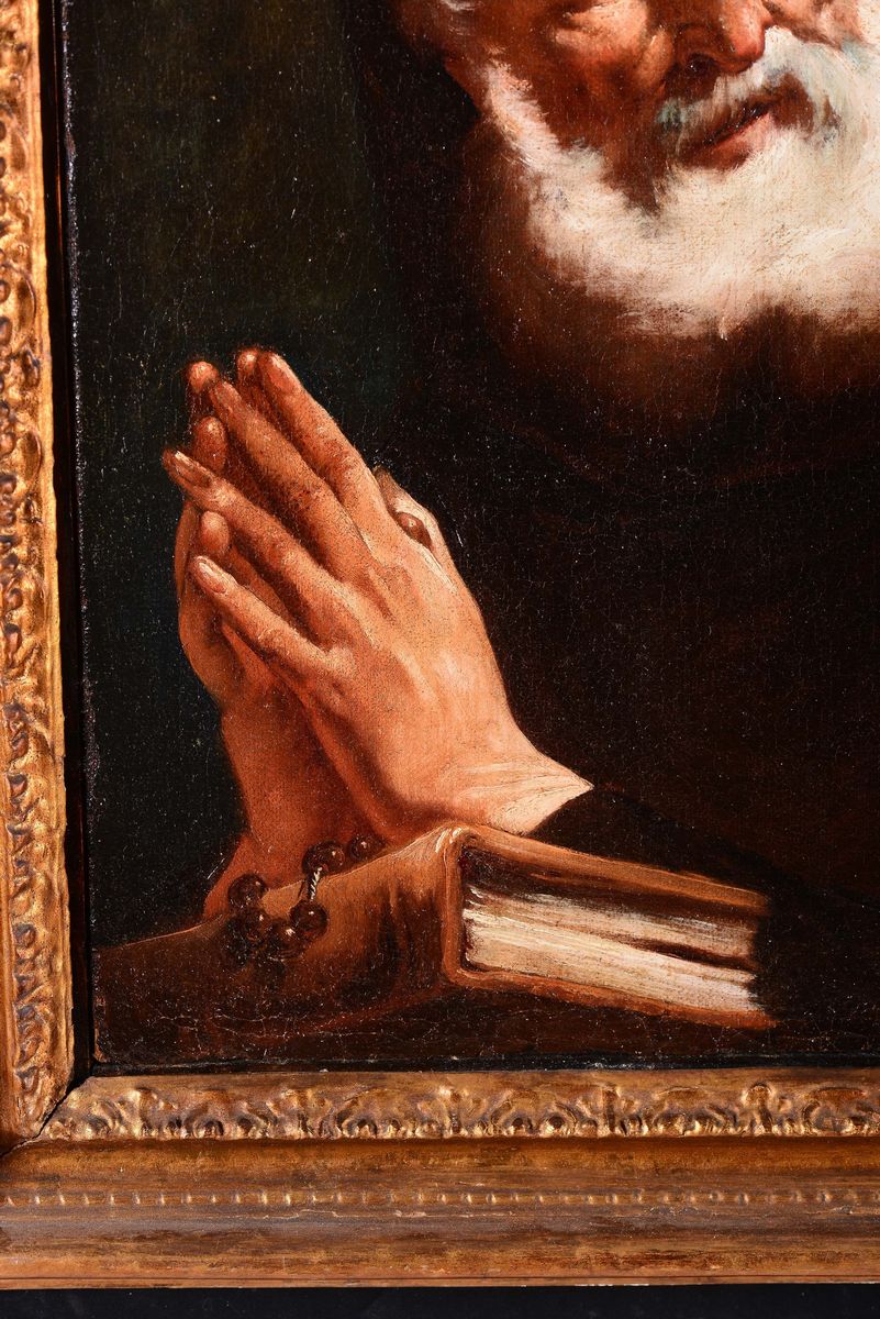 Francesco Daggiu Detto il Cappella ( Venezia, 1714-1784)ritratto di San Benedetto