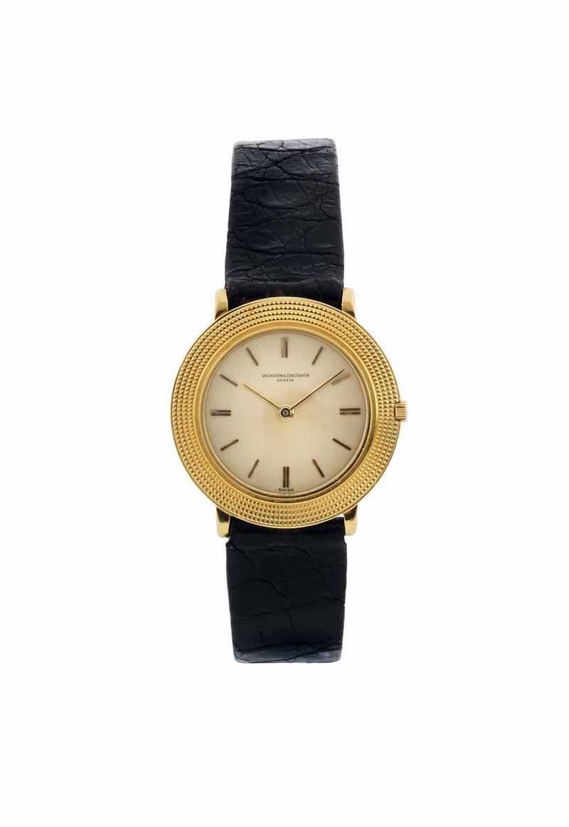 VACHERON CONSTANTIN, Geneve, Clous de Paris,  orologio da polso in oro giallo 18K. Realizzato nel 1960 circa  - Asta Orologi da Polso e da Tasca - Cambi Casa d'Aste