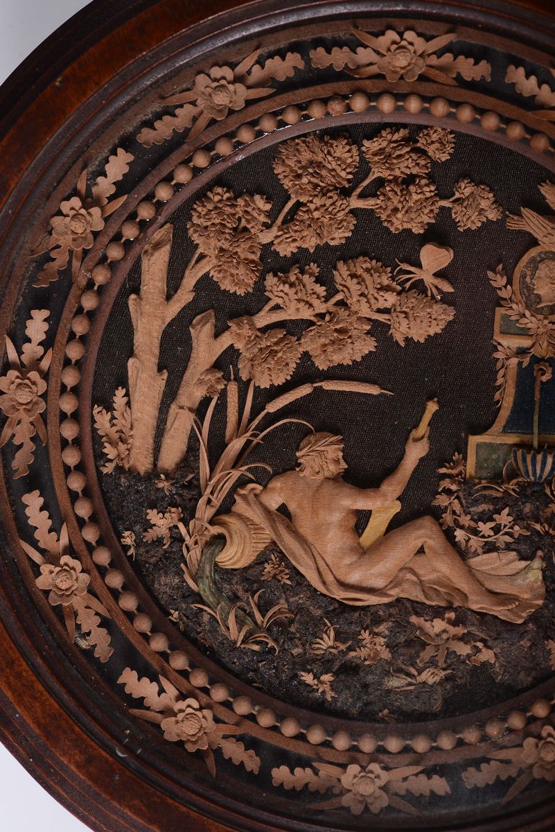 Giuseppe Maria Bonzanigo (asti 1745-torino 1820)il Fiume Po e la Fontana di Venere, 1797