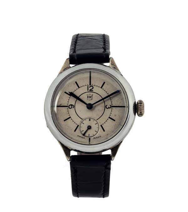 EBERHARD, case No. 337440, stainless steel wristwatch. Made circa 1930