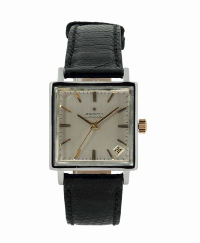 Zenith, Orologio da Polso, Automatico, in Acciaio con Datario. Realizzato nel 1970 Circa
