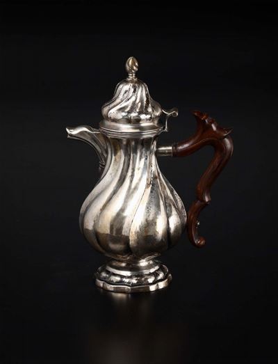 Caffettiera in Argento, Italia XX Secolo