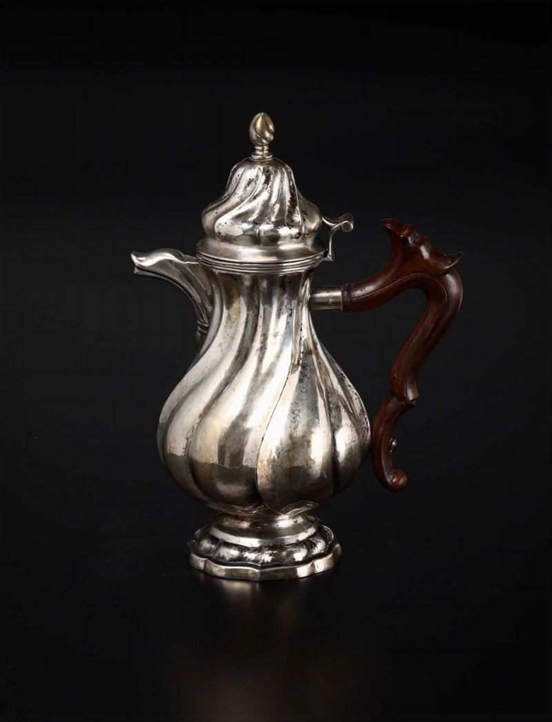 Caffettiera in argento, Italia XX secolo  - Auction Fine art - II - Cambi Casa d'Aste