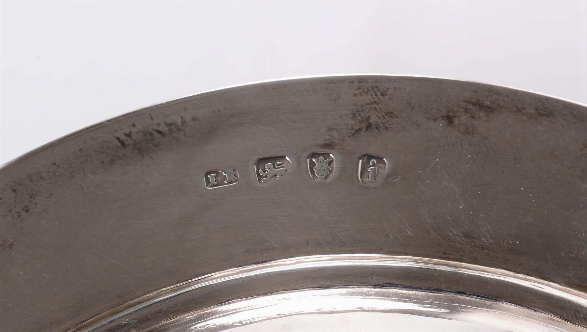 Scaldavivande in Argento Giorgio III con Coperchio, Orafo J. Rovin, XIX Secolo