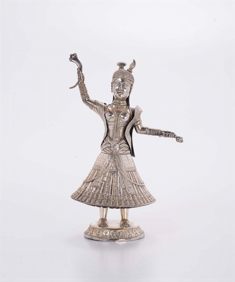 Danzatrice orientale in argento  - Auction Modern and Contemporary Silvers - Cambi Casa d'Aste