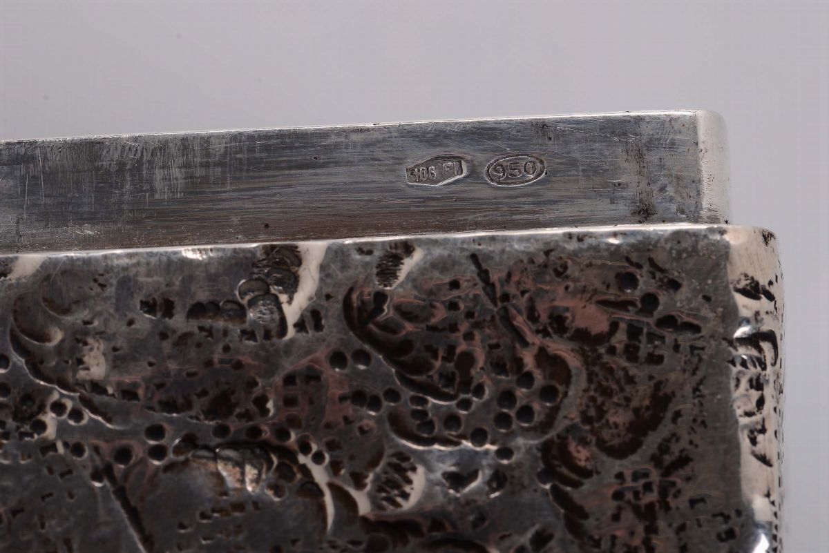 Scatola Cubo in Argento Sterling, Firenze
