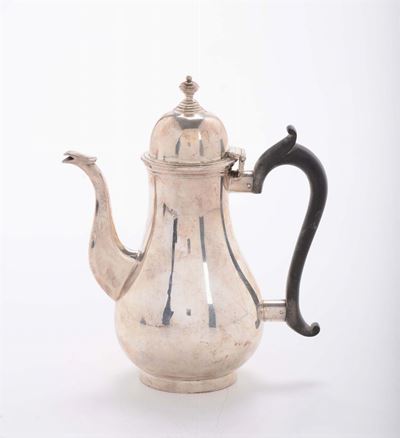 Caffettiera in Argento Giorgio III, Londra, XIX Secolo