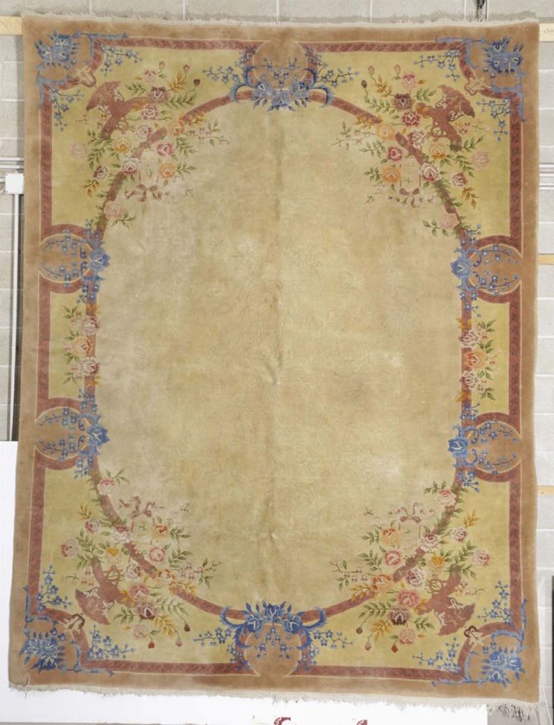 Tappeto cinese meta  XX secolo  - Auction Ancient Carpets - Cambi Casa d'Aste