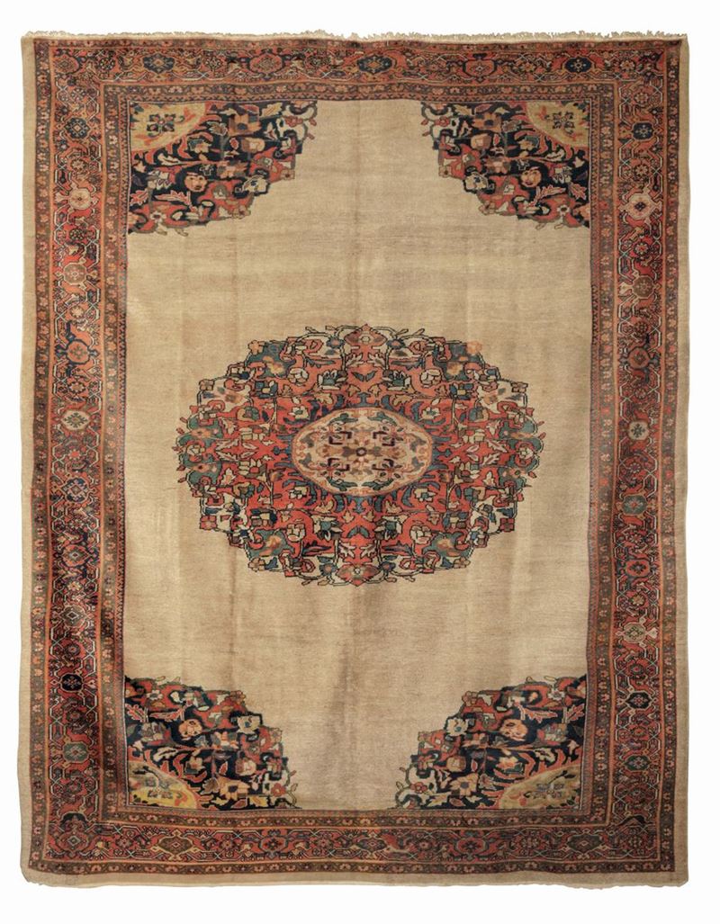 A Mahal rug, north west Persia, late 19th century. Perfect condition.  - Auction Fine Carpets - Cambi Casa d'Aste