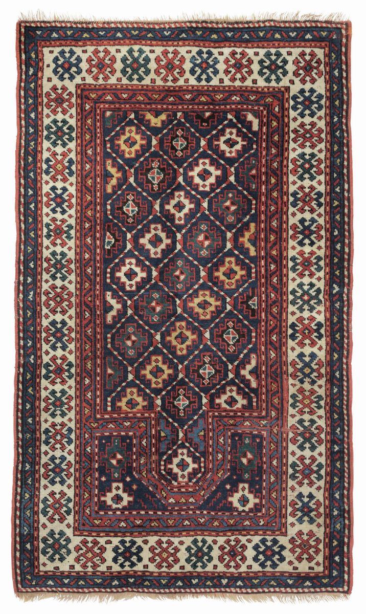 A prayer Kazak rug, south west Caucasus, late 19th century. Perfect condition.  - Auction Fine Carpets - Cambi Casa d'Aste