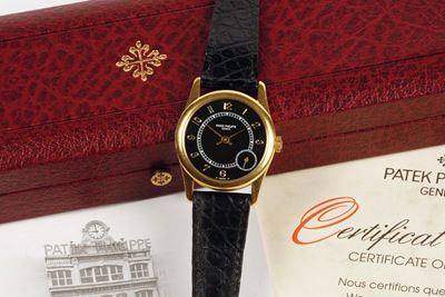 Patek Philippe, Geneve, Ref. 5000, Movimento No. 801396 , Orologio da Polso, Automatico, in Oro G...
