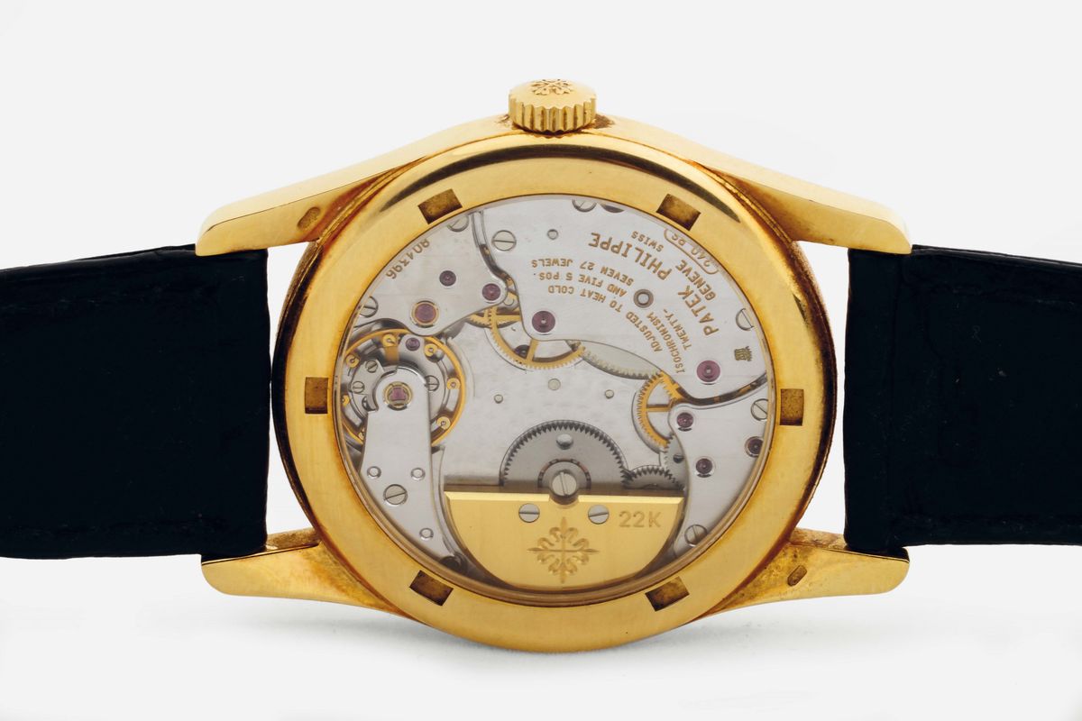 Patek Philippe, Geneve, Ref. 5000, Movimento No. 801396 , Orologio da Polso, Automatico, in Oro G...