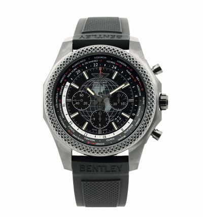 Breitling, For Bentley, Unitime, Ref. Mb0521, No. 124/500, Orologio da Polso, in Acciaio Annerito...