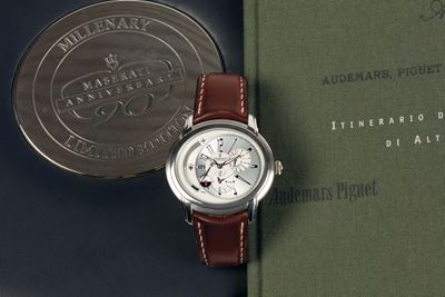 Audemars Piguet, Millenary -maserati Anniversary, No. 876/900, Case No. F 43935, Ref. 26150 St, O...