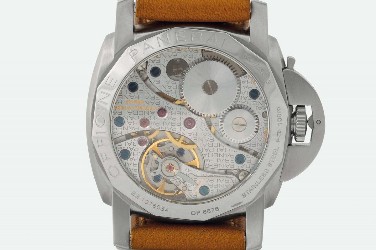 Panerai, Officine Panerai, Luminor Marina 1950, Fiddy, Ref. 127, No. e 18871950, Case No. Bb 1076...