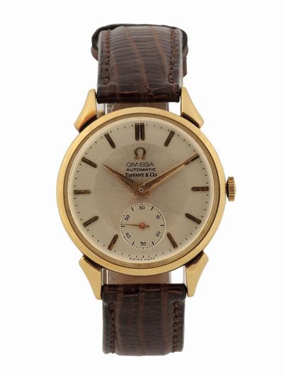 Omega, Automatic, Tiffany&co., Movimento No. 14665832,orologio da Polso, Automatico, in Oro Giall...