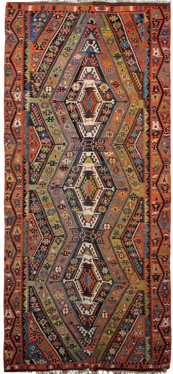 A Kilim rug, south Anatolia, early 20th century  - Auction Fine Carpets - Cambi Casa d'Aste