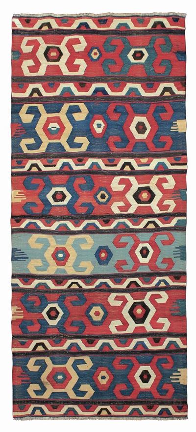 Kilim Caucasico Inizio XX Secolo