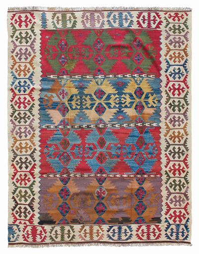 Kilim Konia Anatolia Fine XIX Secolo