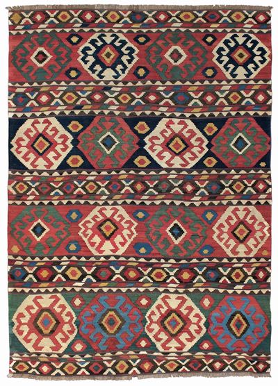 Kilim Kazak Caucaso Fine XIX Secolo