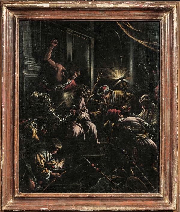 Leandro Bassano (Bassano del Grappa 1557 - Venezia 1622), nei modi di Cristo deriso