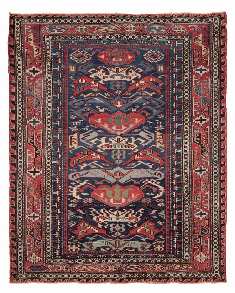 A Soumak rug, Caucasus, late 19th century. Good condition  - Auction Fine Carpets - Cambi Casa d'Aste