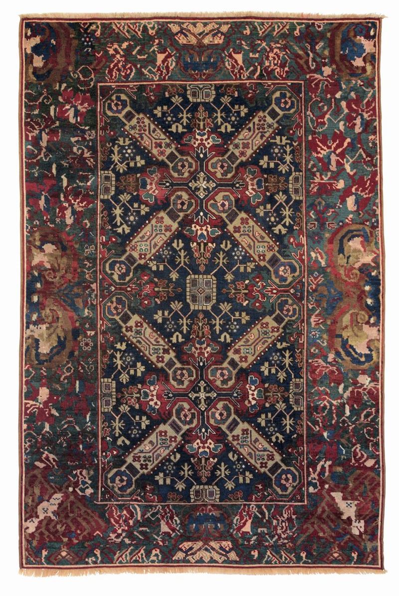 A Seichur rug, Caucasus, late 19th - 20th century. Extremities redone  - Auction Fine Carpets - Cambi Casa d'Aste