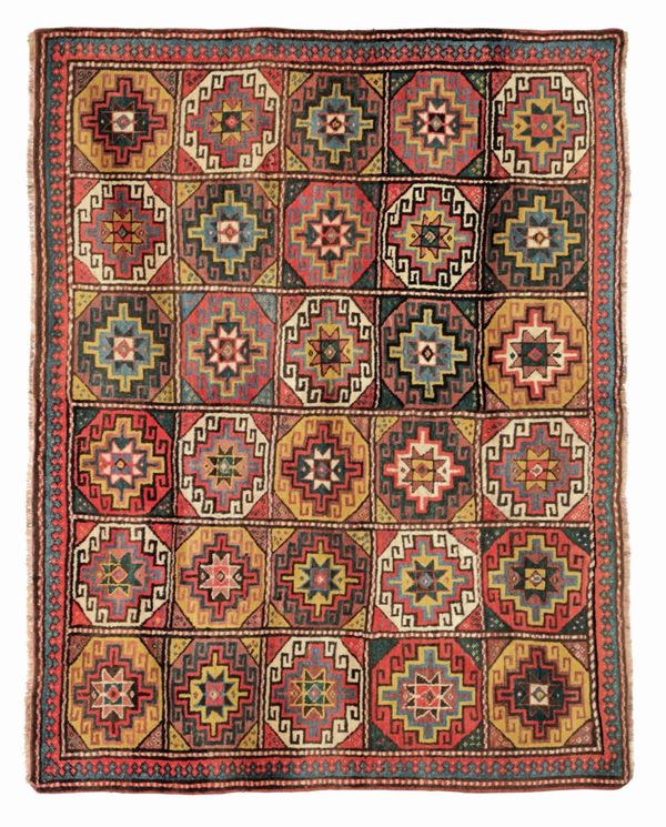 A caucasian rug, early 20th century. Perfect condition