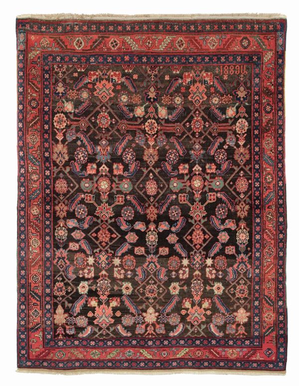 A Karabagh rug, Caucasus, late 19th century. Extremities redone