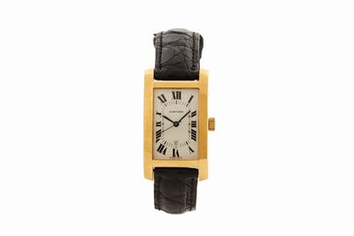Cartier, Tank Americaine, Cassa No. 8172984, Orologio da Polso, Automatico, Impermeabile, in Oro ...