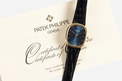 Patek Philippe, Geneve, Ellipse, Automatic, Orologio da Polso, Automatico, in Oro Giallo 18k con ...