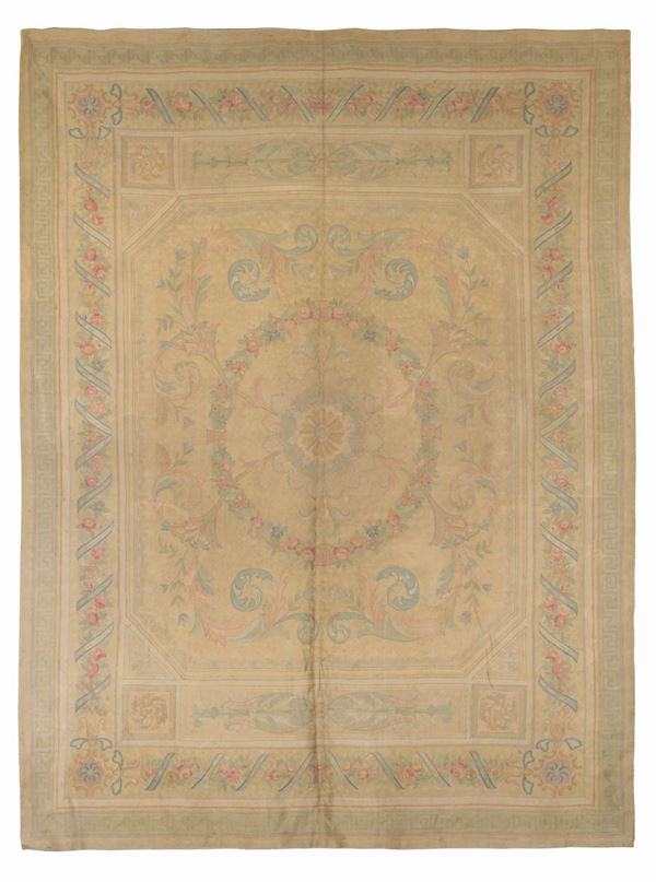 An indian rug, late 19th century