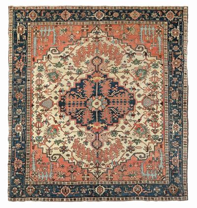 Tappeto Nord Ovest Persia Serapi Fine XIX Secolo