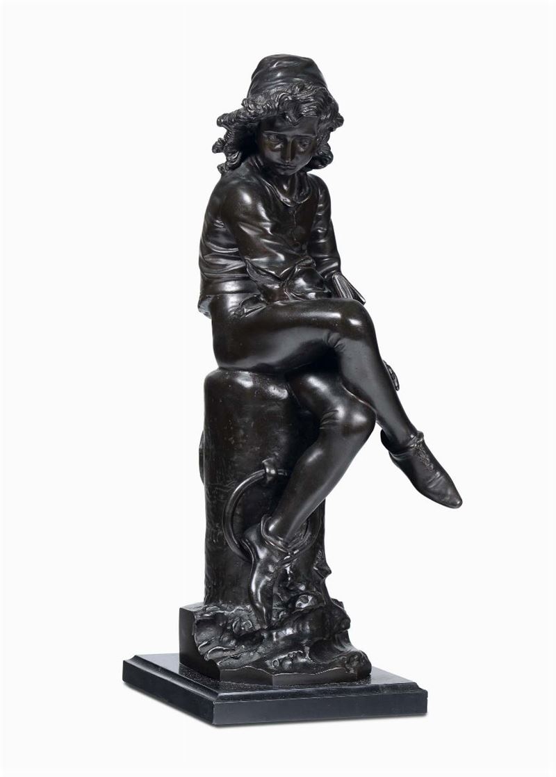 Colombo Giovane seduto  - Auction Fine art - II - Cambi Casa d'Aste