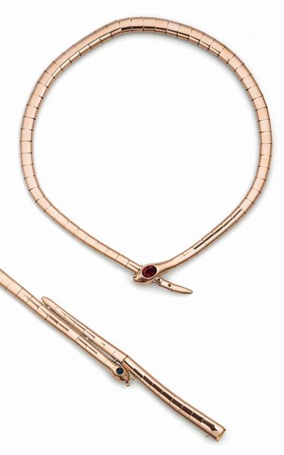Demi Parure Composta da Girocollo e Bracciale Serpente