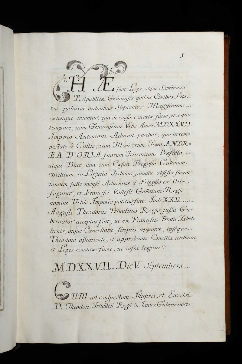 Genova-legislazioneleges Ac Sanctiones Reipublicae Genuensis. Liber Primus...quartus...genova, Se...