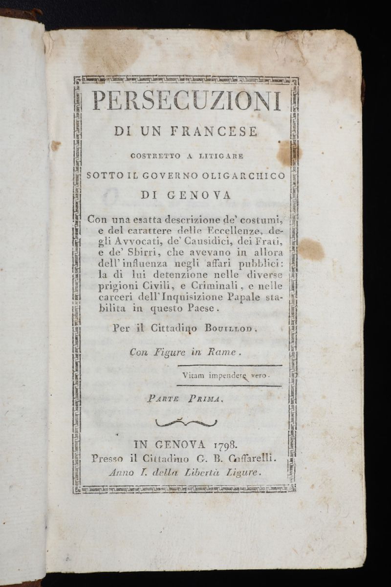 Genova- Guideguide De Genes Et De Ses Environs, Genes, Chez Yves Gravier, 1837
