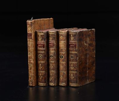 Montesquieude L'esprit De Lois, Amsterdam, 1764-1768-1781