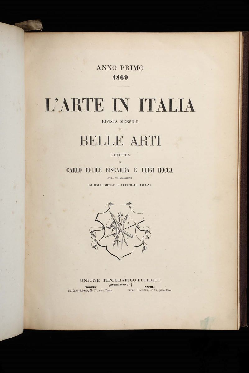 Fontanesi, Antonio - Rayper, Ernesto - Torino-accademia di Belle Artil'arte in Italia, Rivista Me...