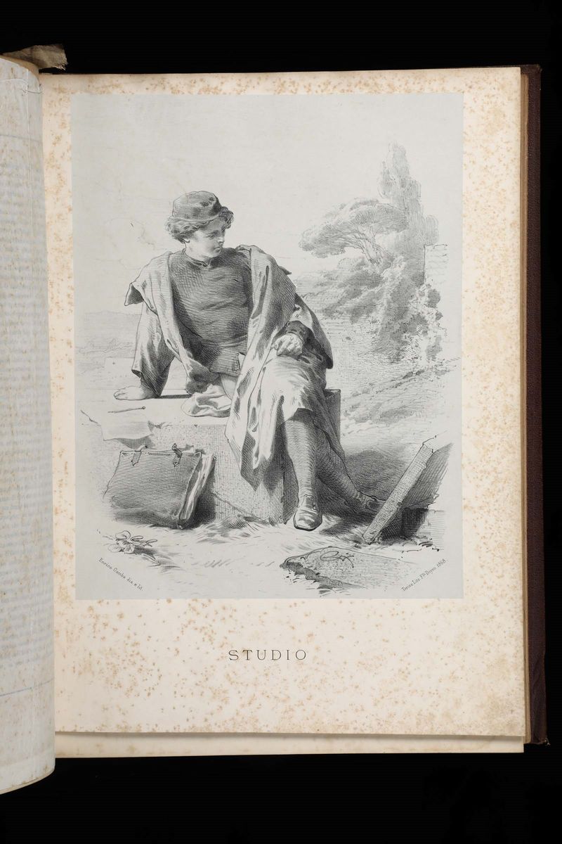Fontanesi, Antonio - Rayper, Ernesto - Torino-accademia di Belle Artil'arte in Italia, Rivista Me...