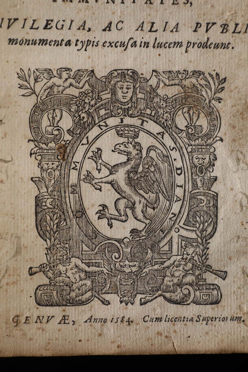 Diano Marina-serenissima Repubblica di Genova:convenzionidianensium Conventiones Cum Genuensibus ...