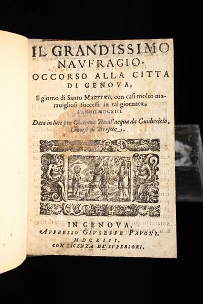 Giacomo Bevil'acqua da Guidiccioloil Grandissimo Naufragio Occorso alla Città di Genova,il Giorno...