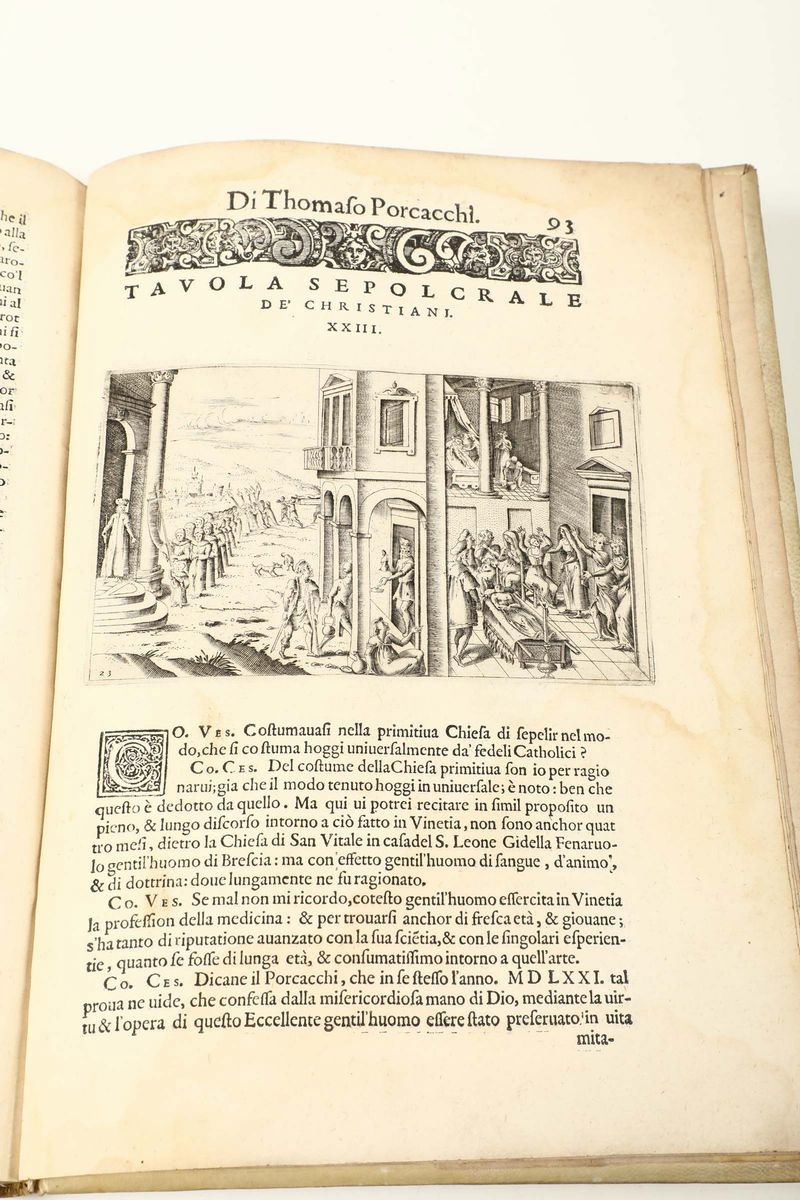 Porcacchi, Tomasofunerali Antichi di Diversi Popoli Et Nationi...con le Figure in Rame di Girolam...