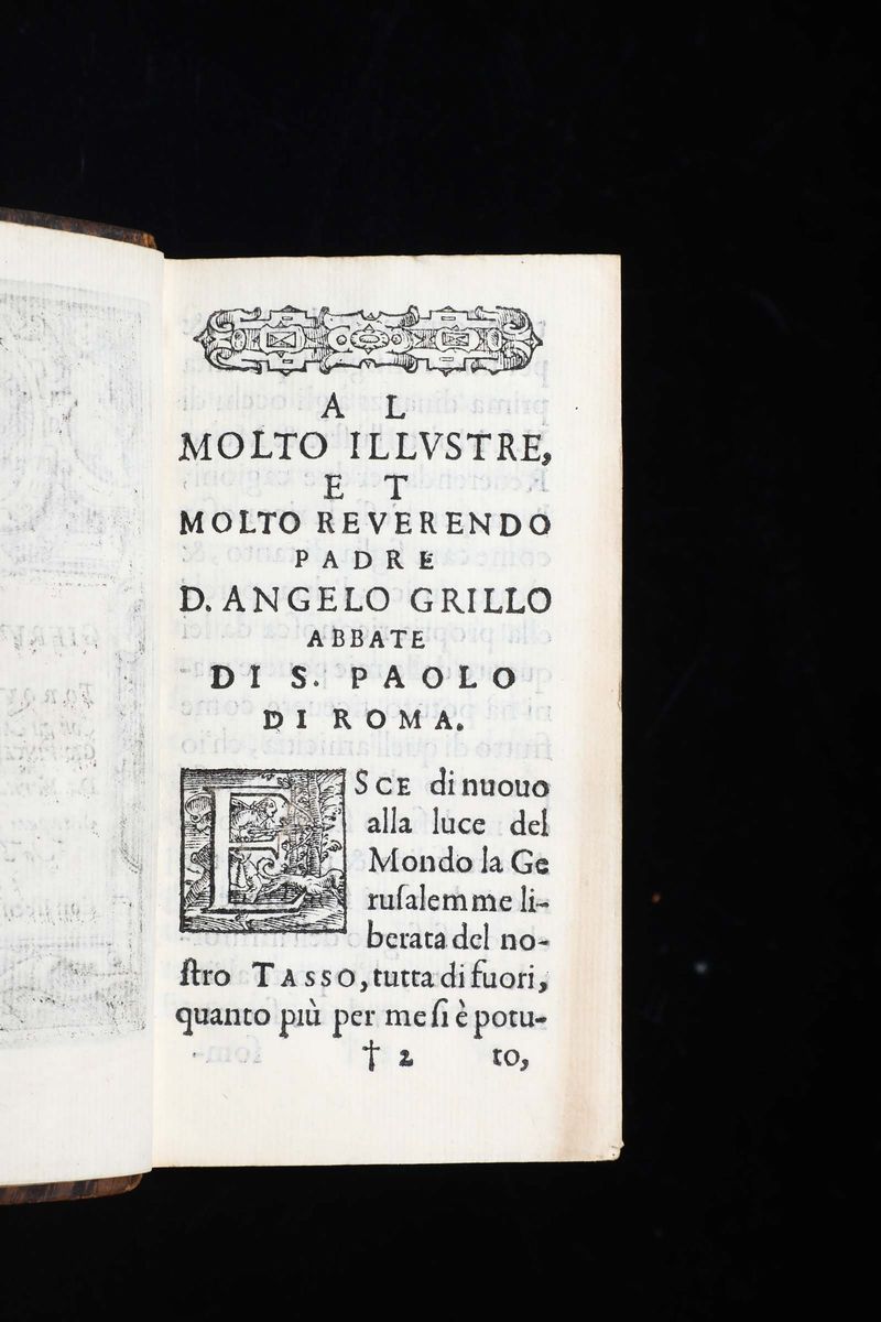 Tasso,torquatola Gierusalemme di Torquato Tasso con gli Argomenti del Sig Gio.vincenzo Imperiale ...
