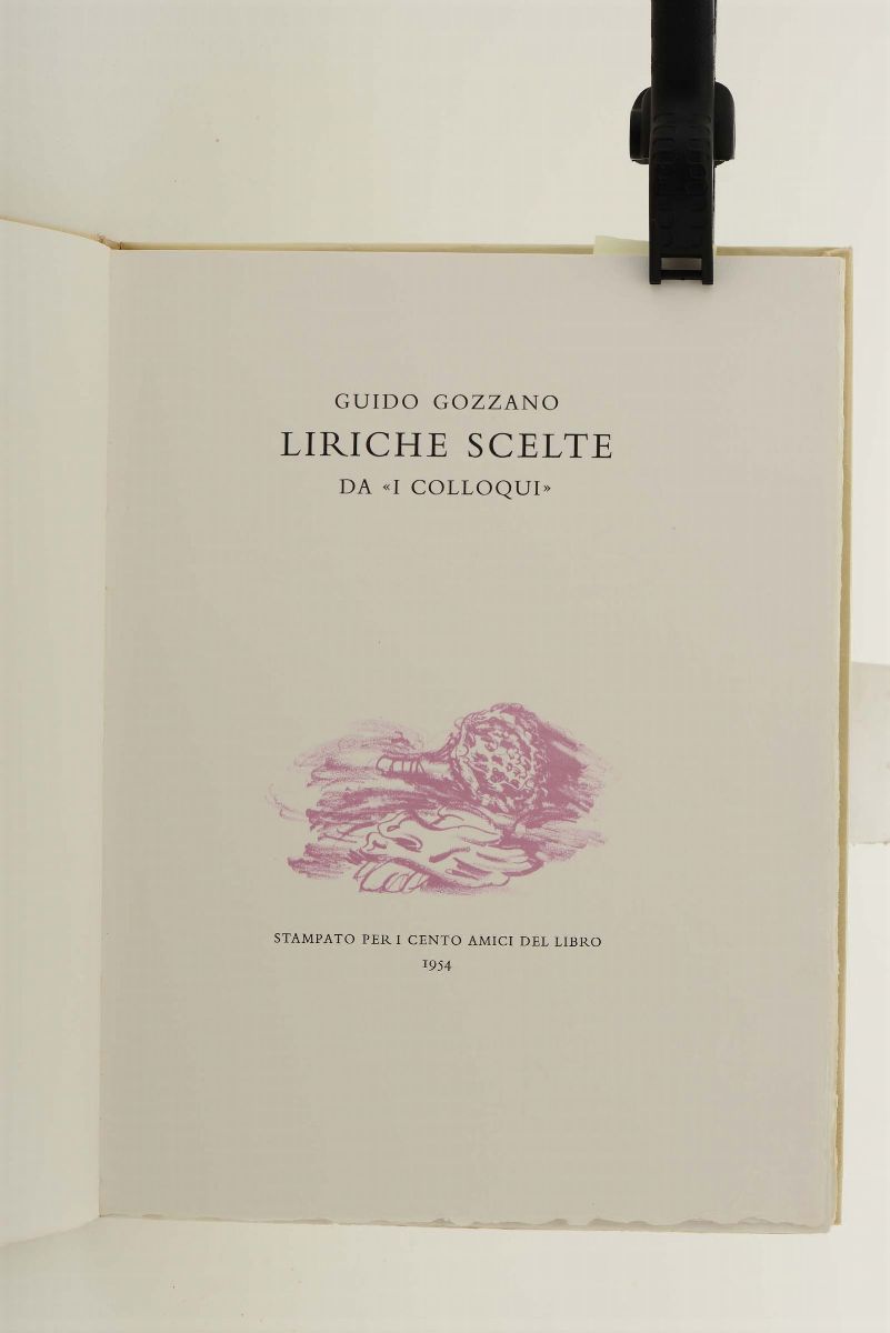 Mardersteig-cento Amici/gozzano, Guido-cenni, Renatoliriche Scelte da i Colloqui,verona,marderste...